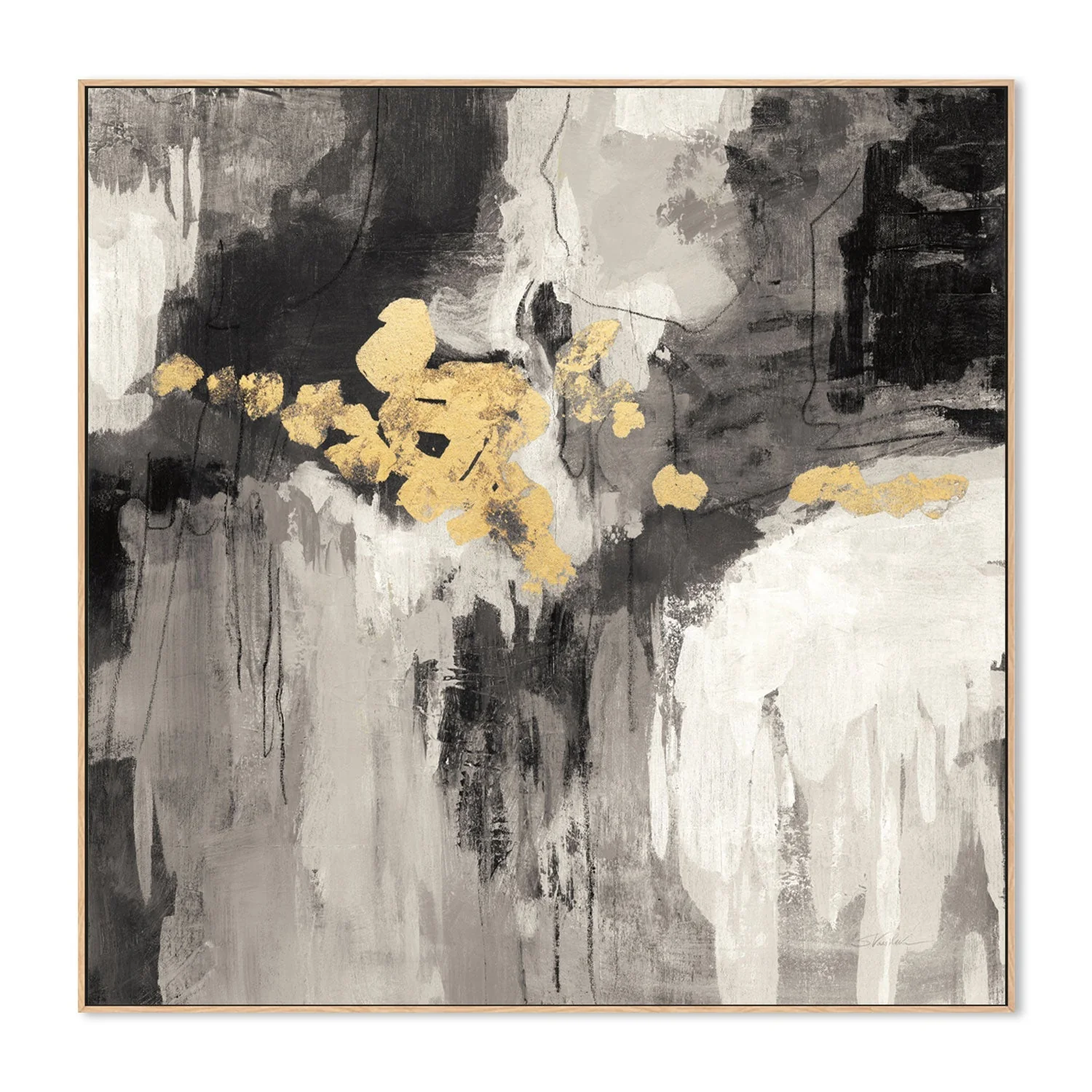 Deep Gold Abstract, Style B - Image 4