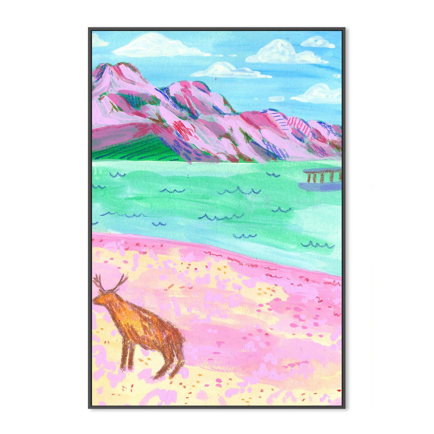 Deer On The Beach - Image 3