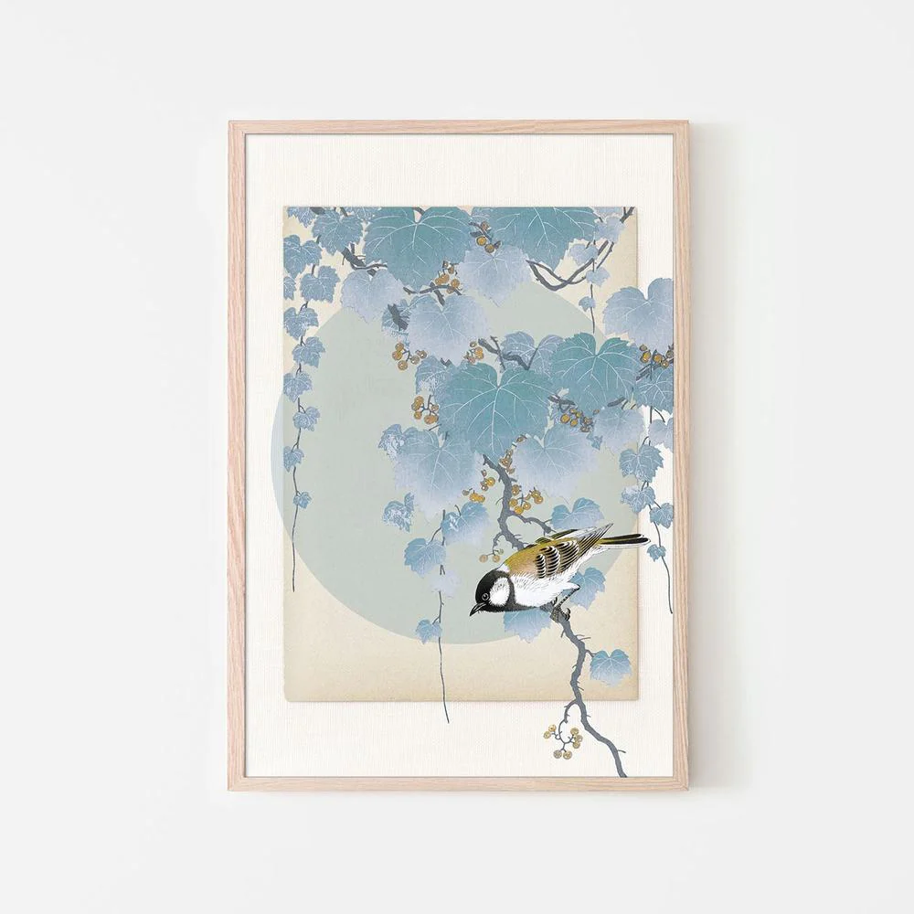 Delicate Bird And Foliage - Image 6