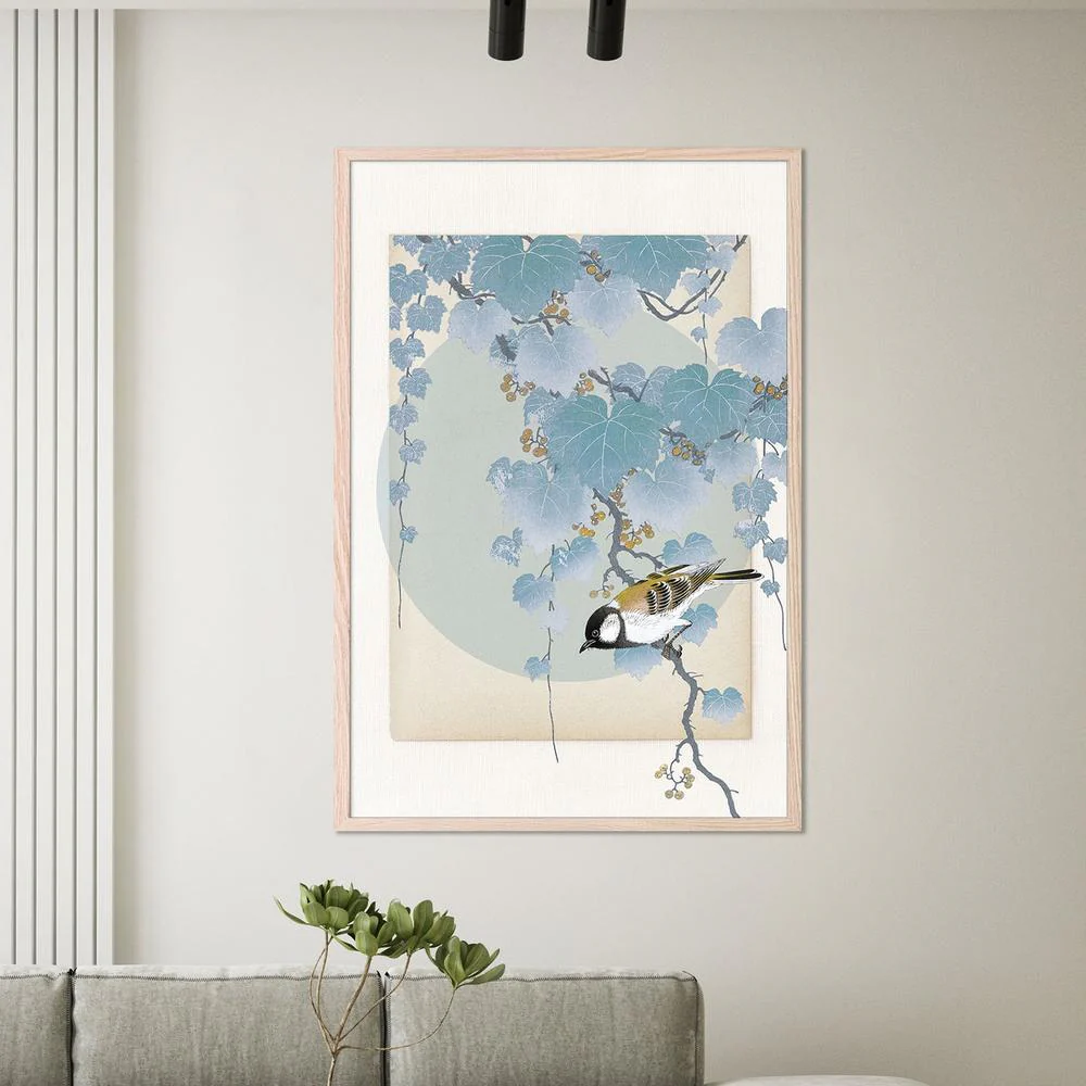 Delicate Bird And Foliage - Image 7