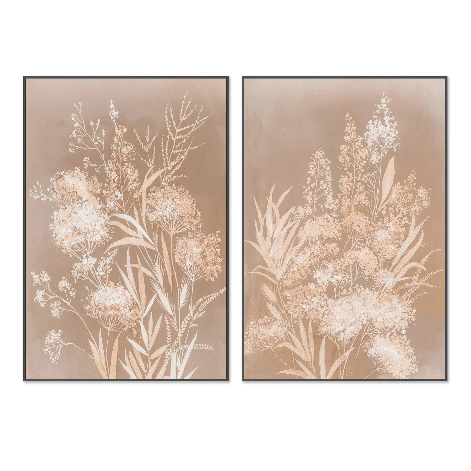 Delicate Bunch, Mocha Mousse, Style A & B, Set Of 2 - Image 3