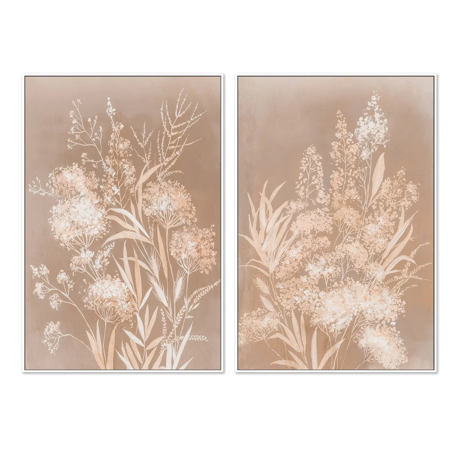 Delicate Bunch, Mocha Mousse, Style A & B, Set Of 2 - Image 5