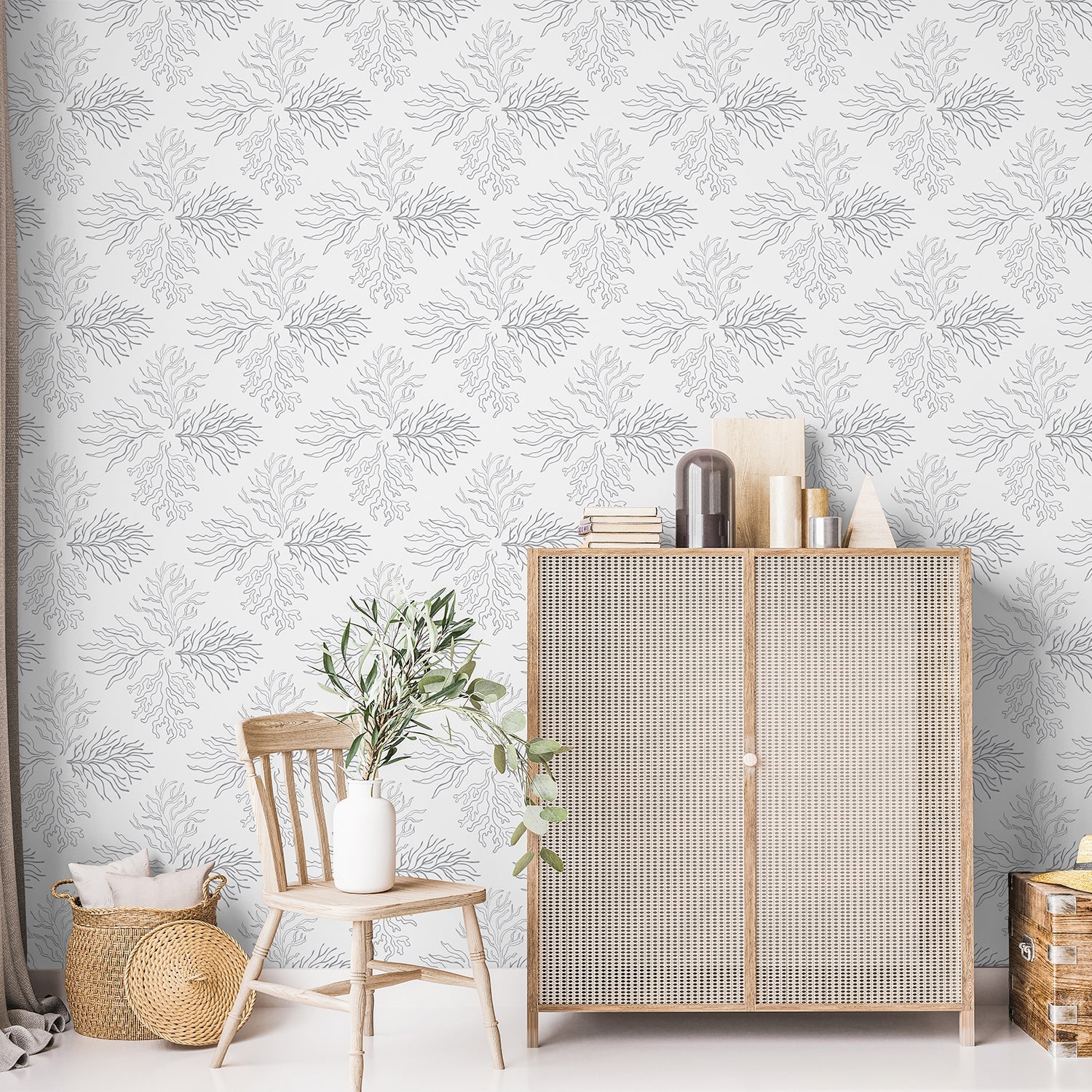 Delicate Coastline Pattern I, Style A, Wallpaper - Image 2