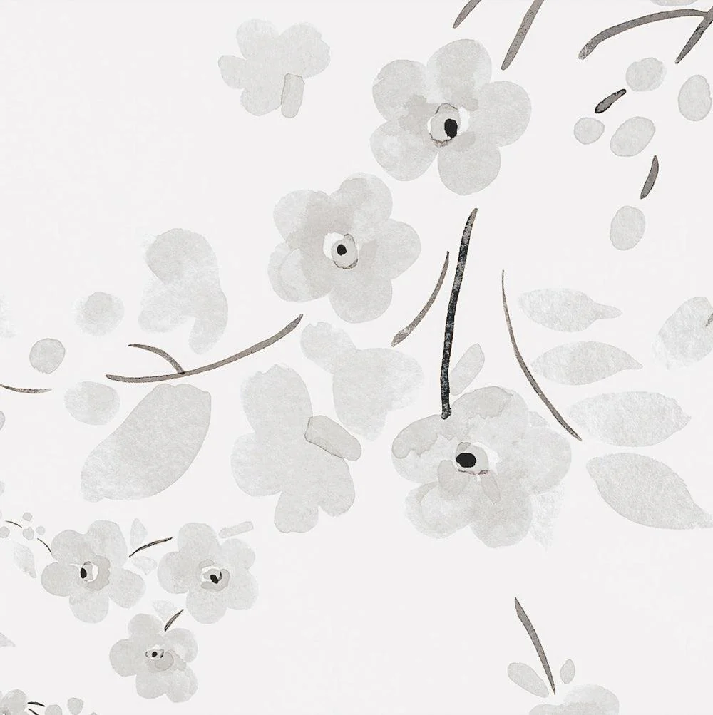 Delicate Neutral Blooms Wallpaper - Image 3
