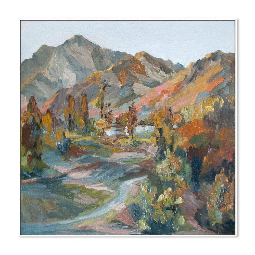 Desert Mountains  , Hand-painted Canvas - Image 5