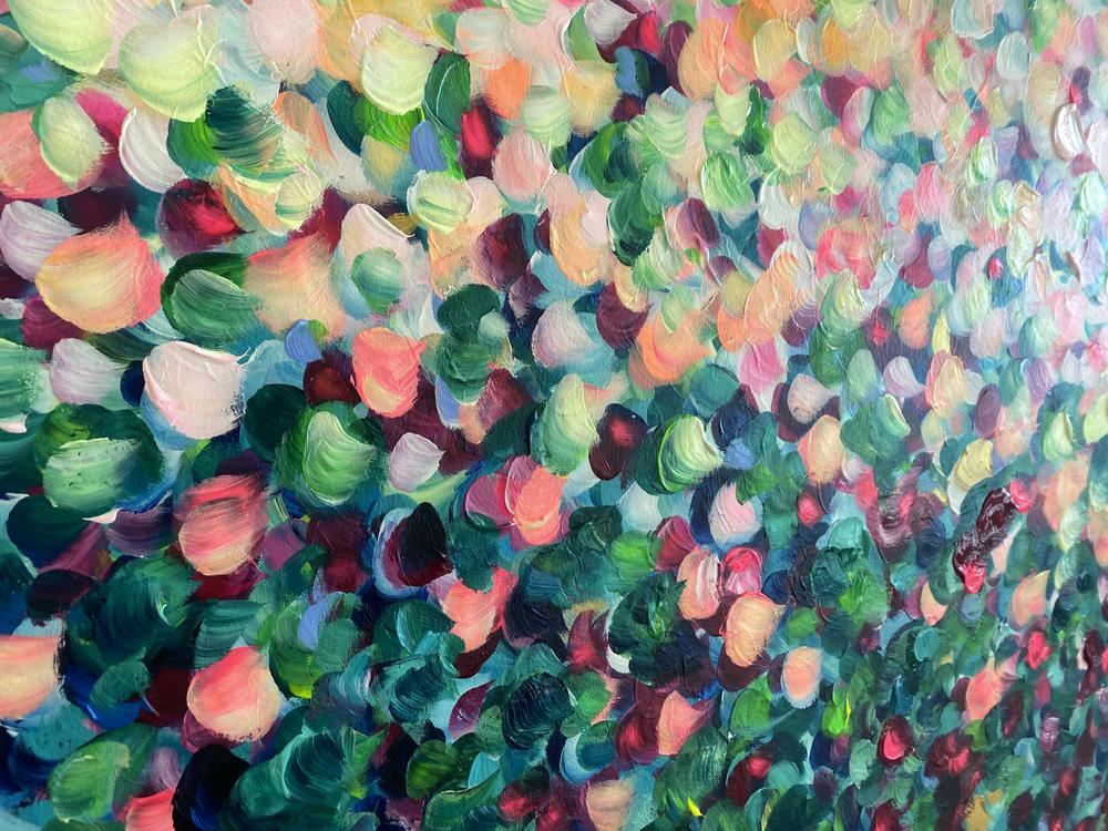 Destiny Petals, Original Hand-Painted Canvas By Katherine Spiller - Image 4