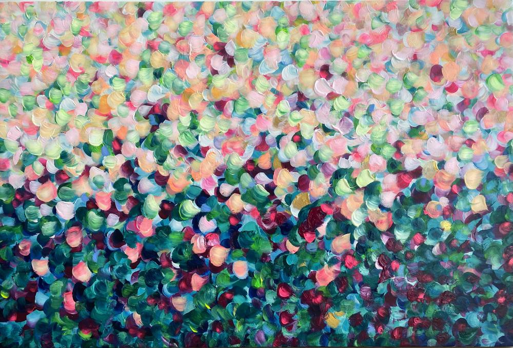 Destiny Petals, Original Hand-Painted Canvas By Katherine Spiller - Image 5