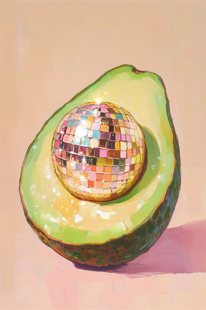 Disco Avocado Delight Prints