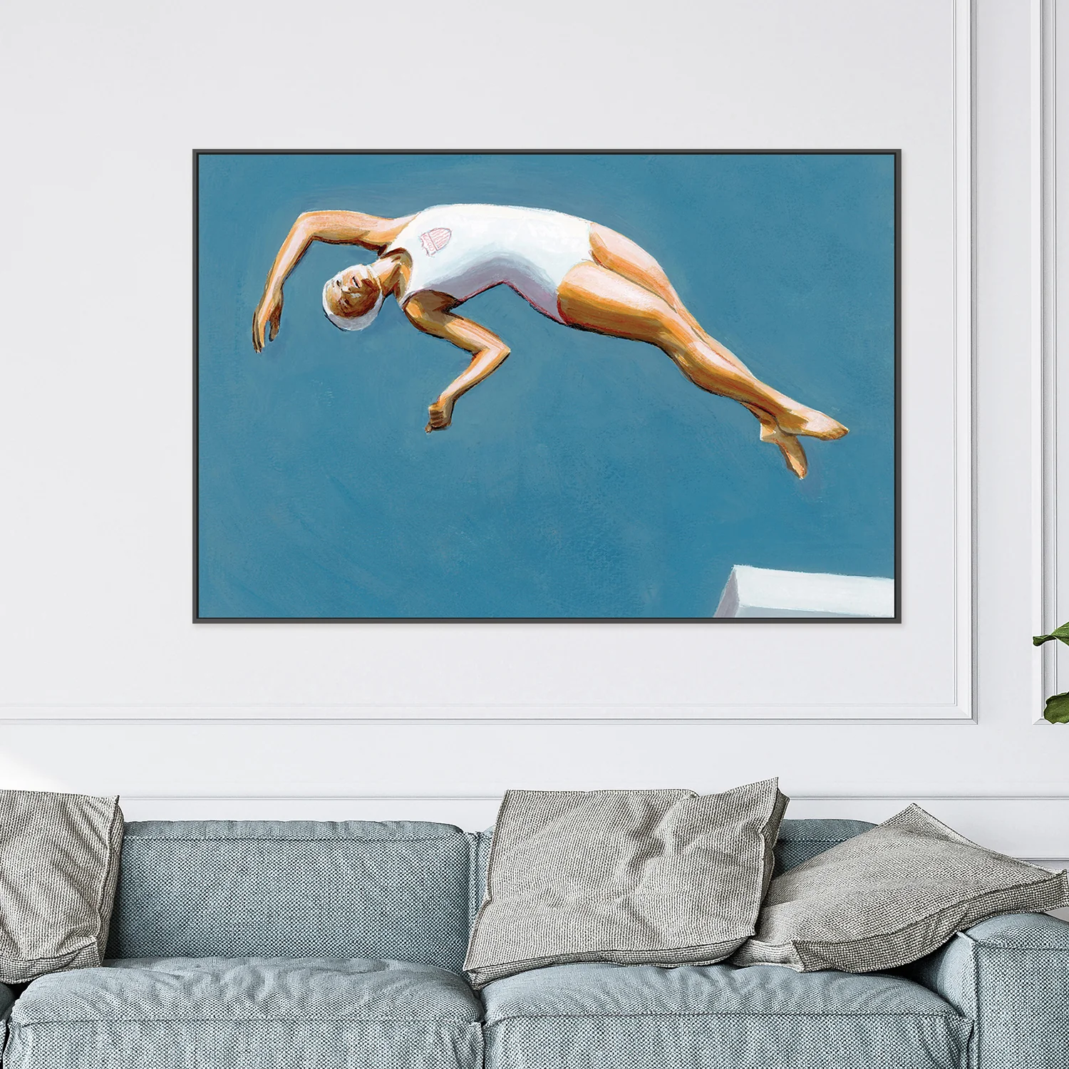 Diver in Aqua Sky - Image 2