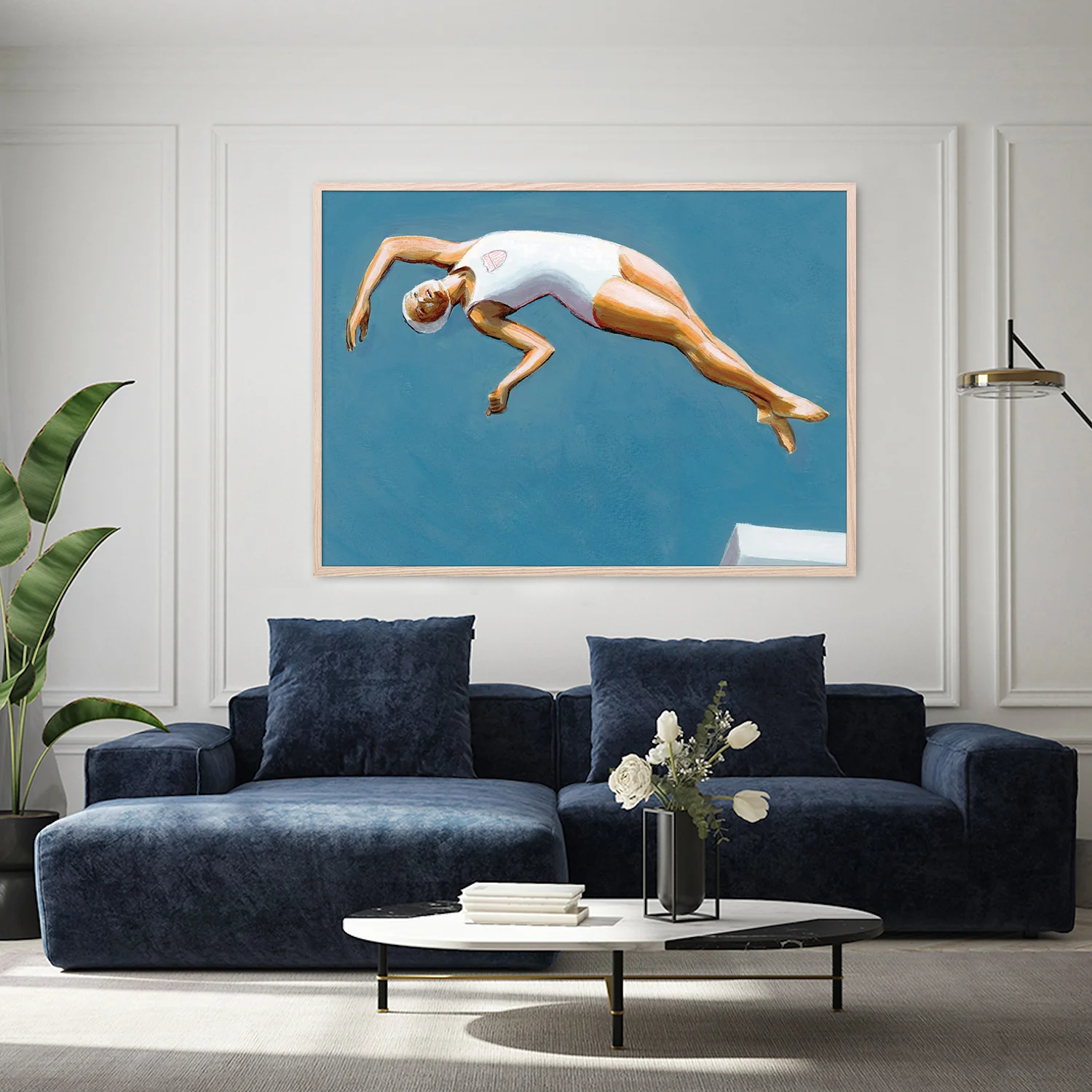 Diver in Aqua Sky - Image 8