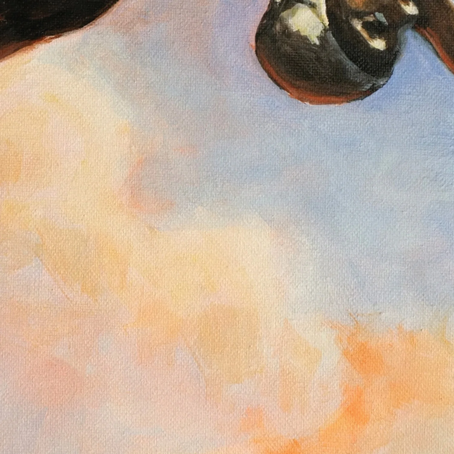 Diver in Orange Clouds - Image 11