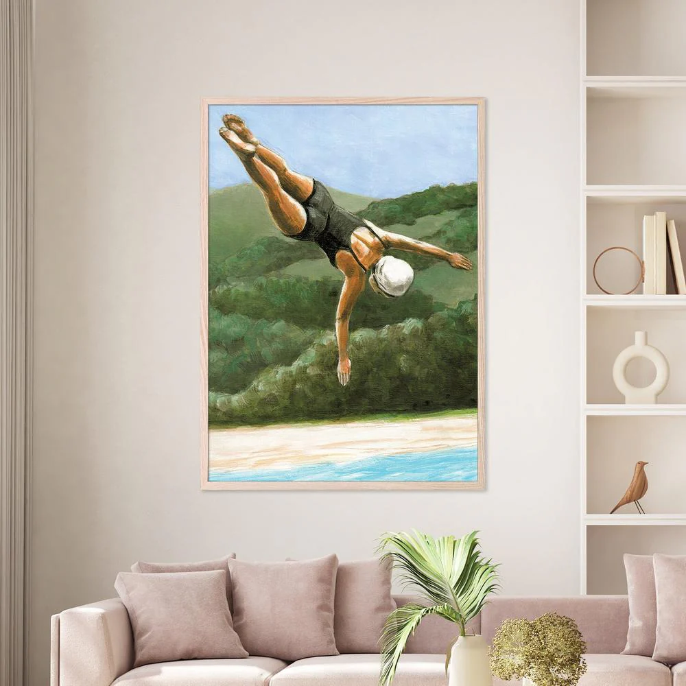 Diver with Hills - Image 7