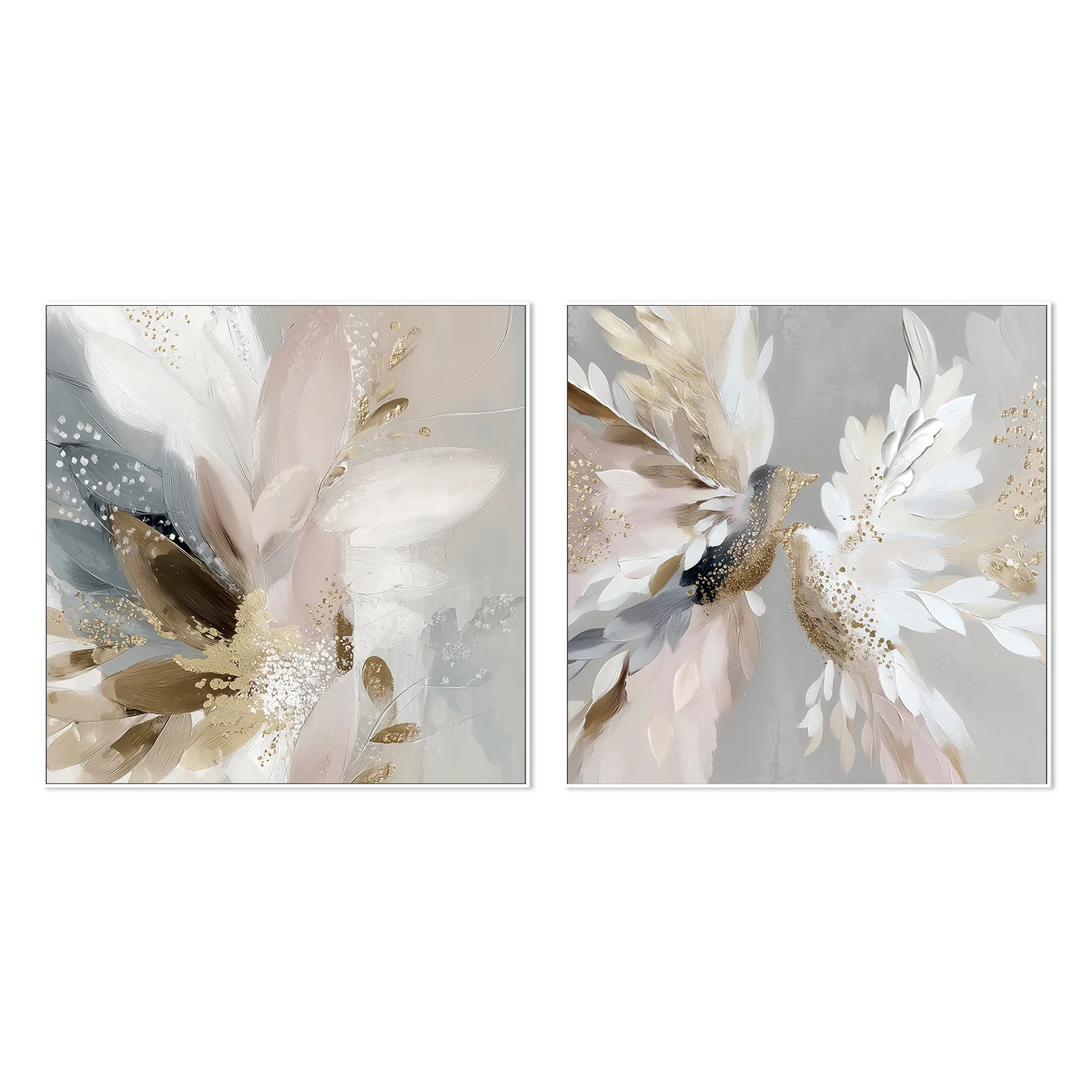 Doves in Bloom, Style A & B, Set Of 2 - Image 5