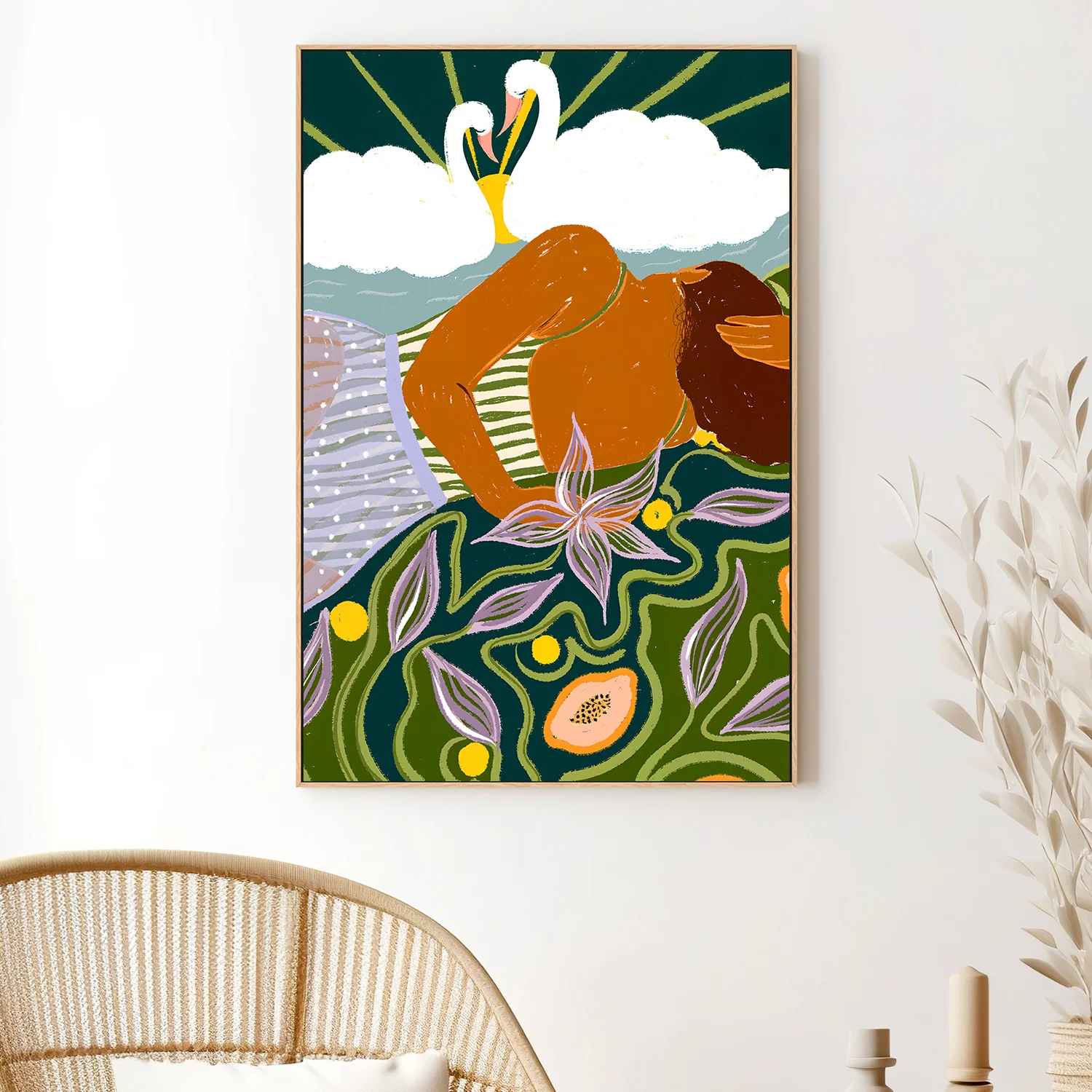Dreamer's Swan Clouds - Image 7