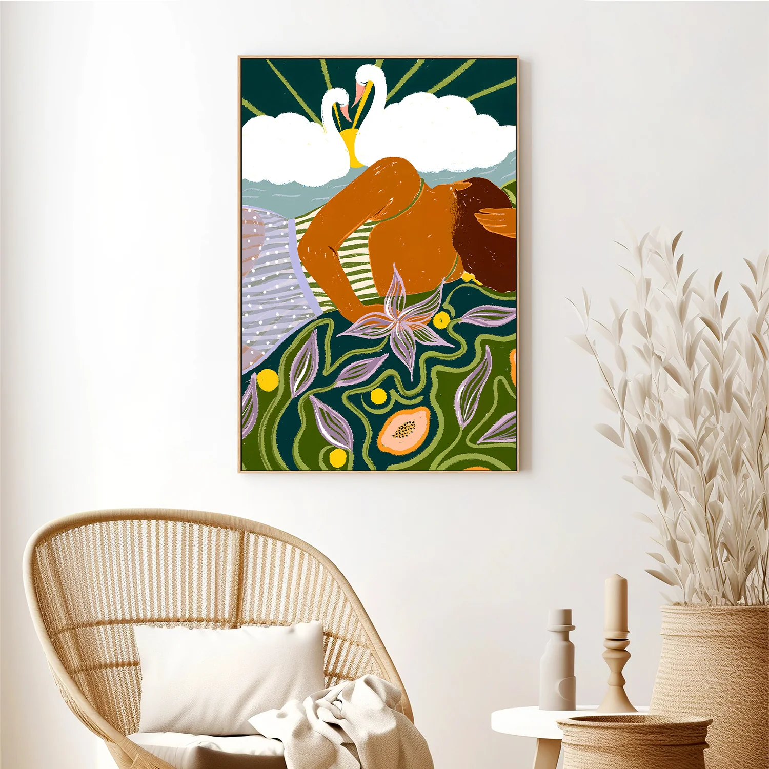 Dreamer's Swan Clouds - Image 8