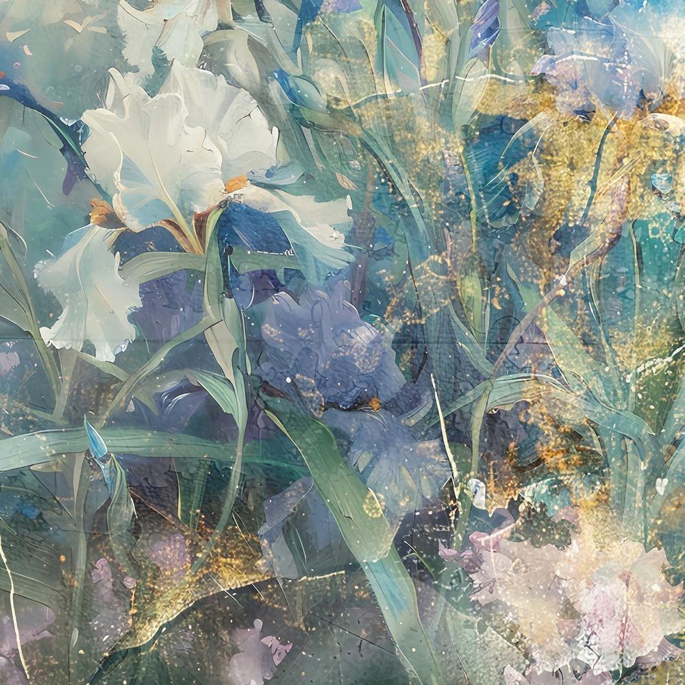 Dreamy Blue Irises - Image 11