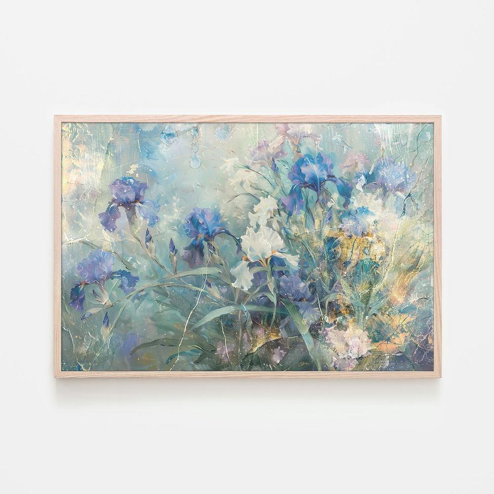 Dreamy Blue Irises - Image 6
