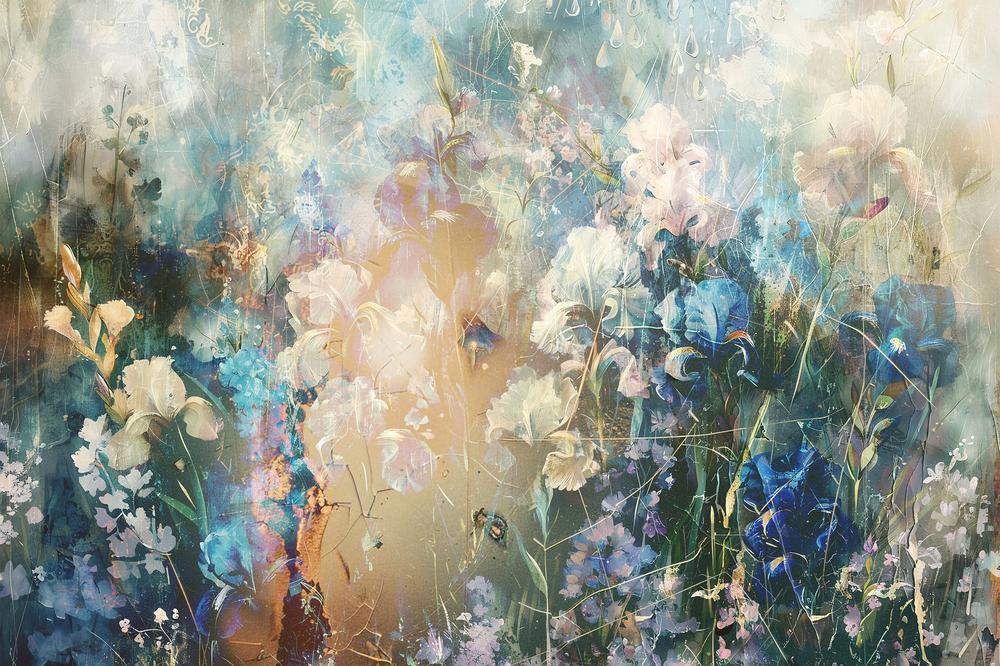 Dreamy Iris Garden