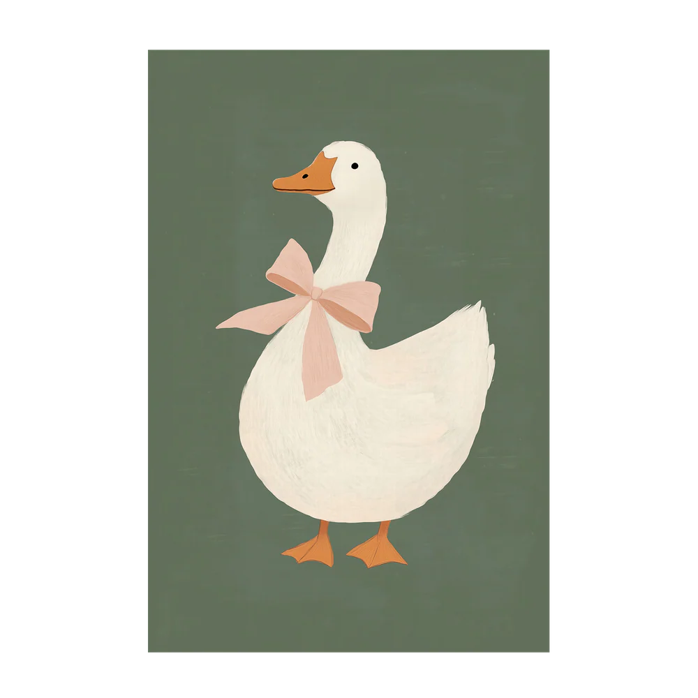 Duck With Pink Bow