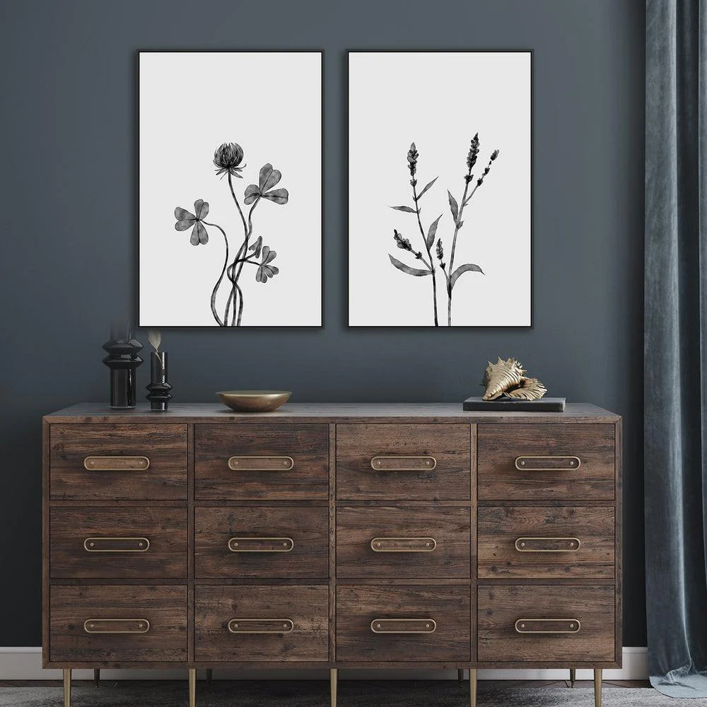 Dutch Clover And Orache, Set Of 2, Style A - Image 4