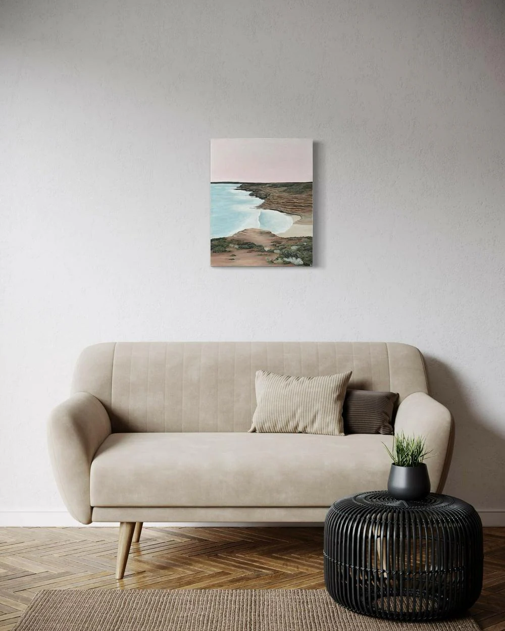 Eagle Gorge, Original Hand-Painted Canvas by Kelle Wright - Image 3
