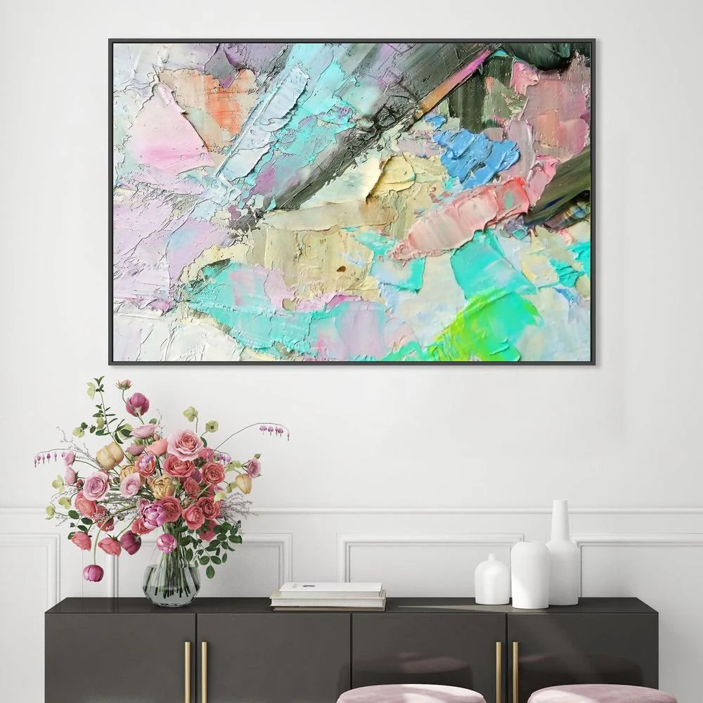 Electric Dreams , Hand-painted Canvas - Image 2