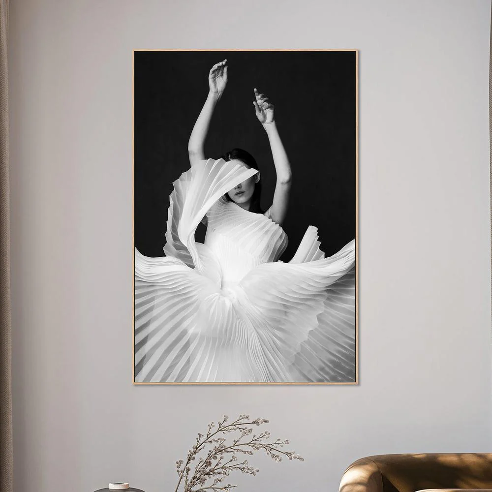 Elegant Fabric Dance - Image 2