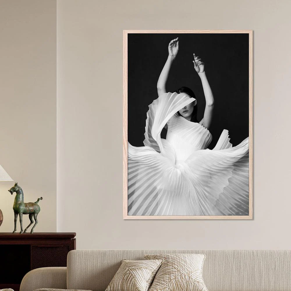 Elegant Fabric Dance - Image 7