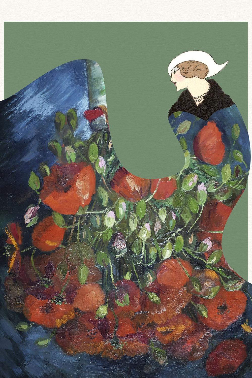 Elegant Floral Woman