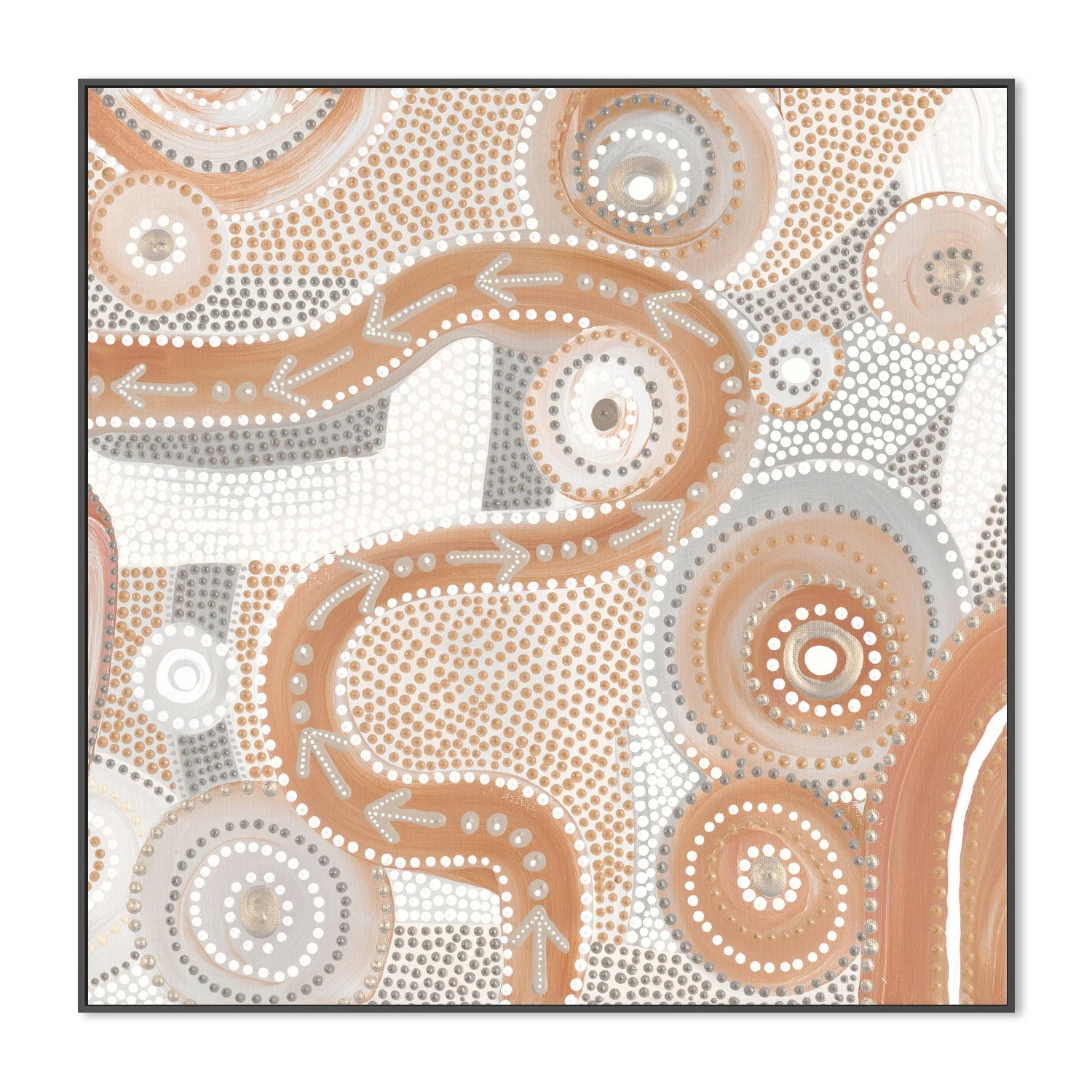 Emu Dreaming, Peach Colour - Image 3