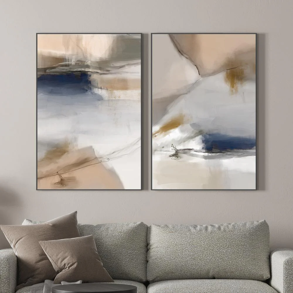 End Of Beginning Abstract, Style A & B, Set Of 2 - Image 2