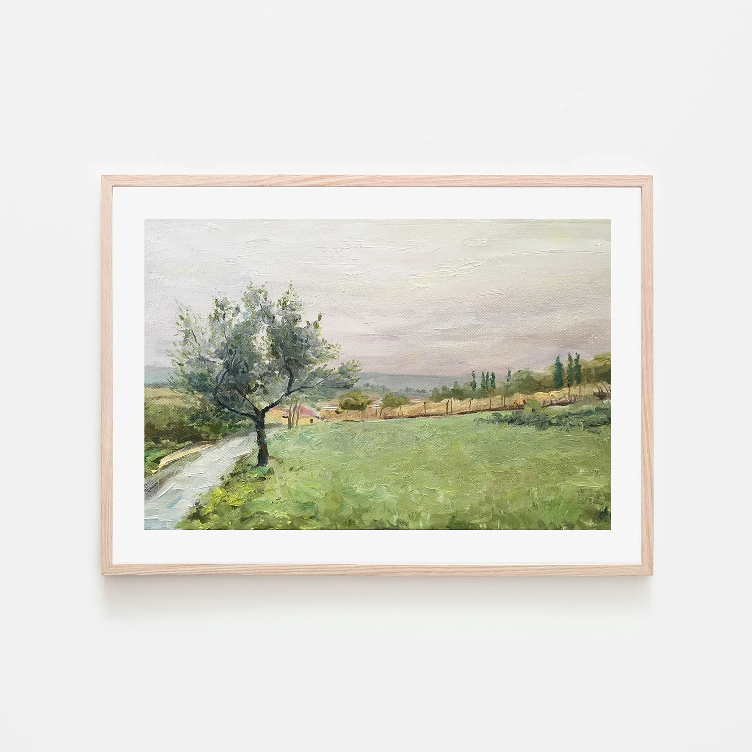 English Countryside, Style B , Hand-Painted Canvas - Image 6