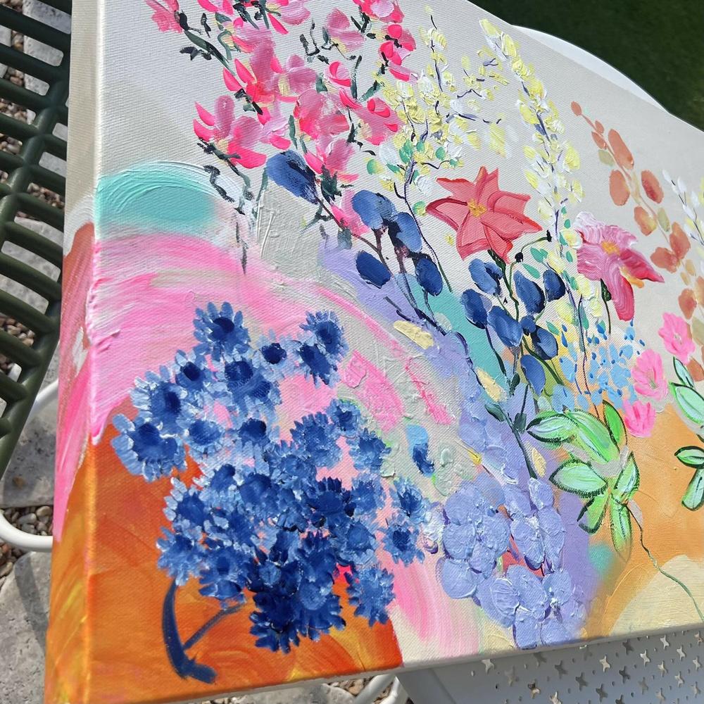 Enlightened Vintage. Original hand-painted artwork by Meredith Howse. - Image 4