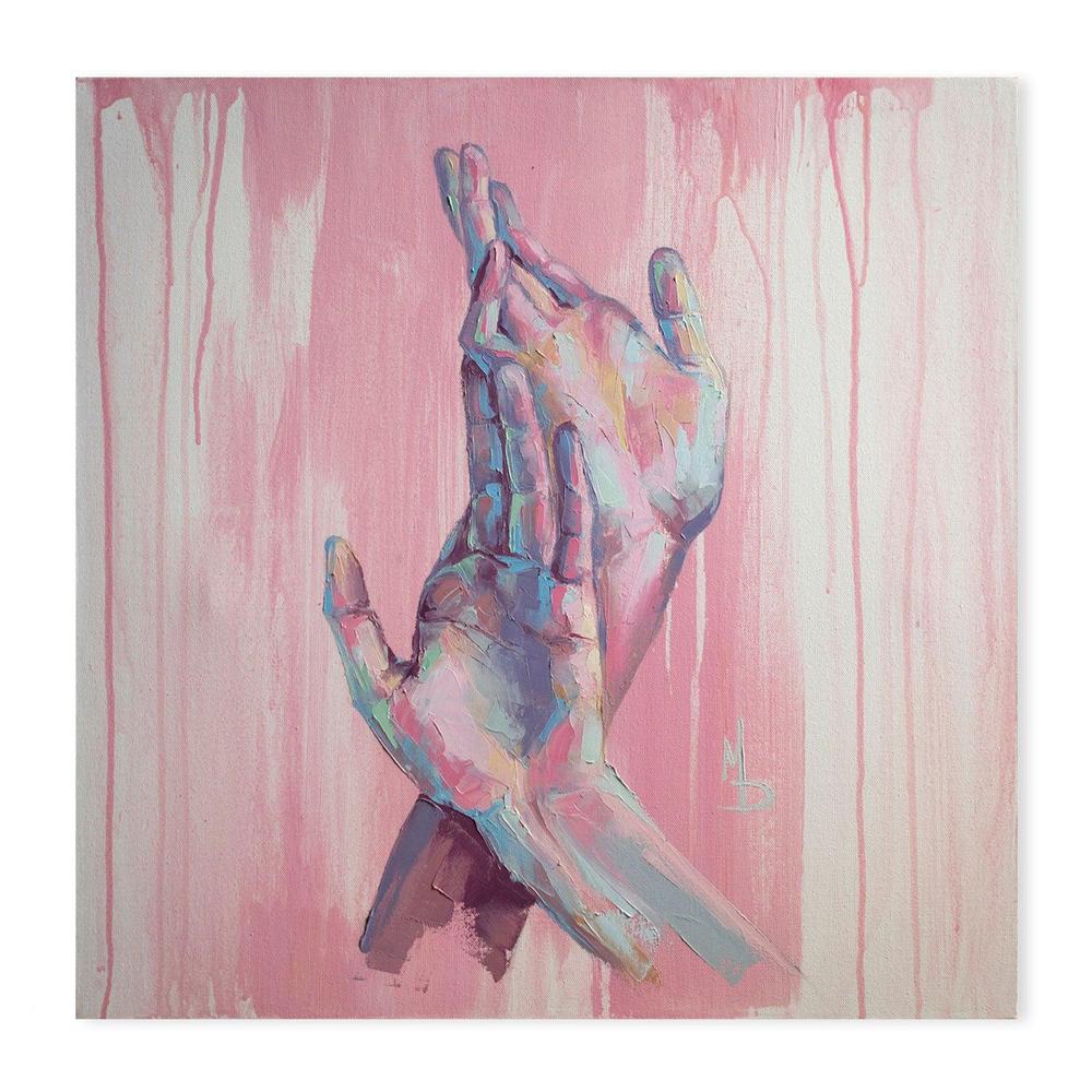 Entertwined  , Hand-painted Canvas