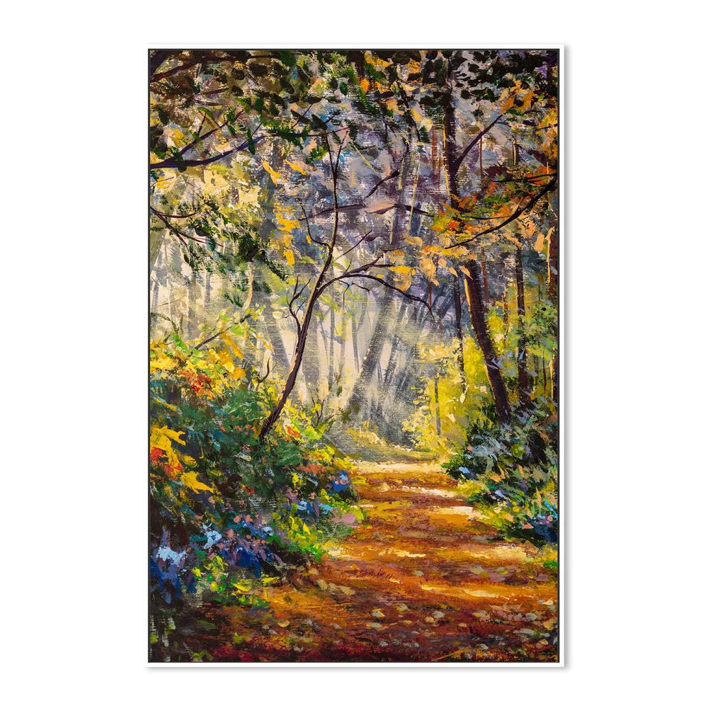 Entrance To The Forest, Hand-Painted Canvas - Image 5