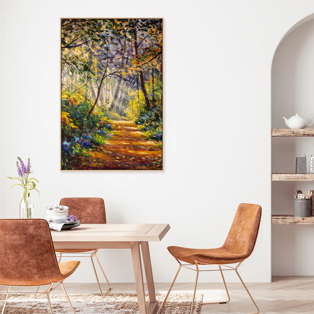 Entrance To The Forest, Hand-Painted Canvas - Image 7