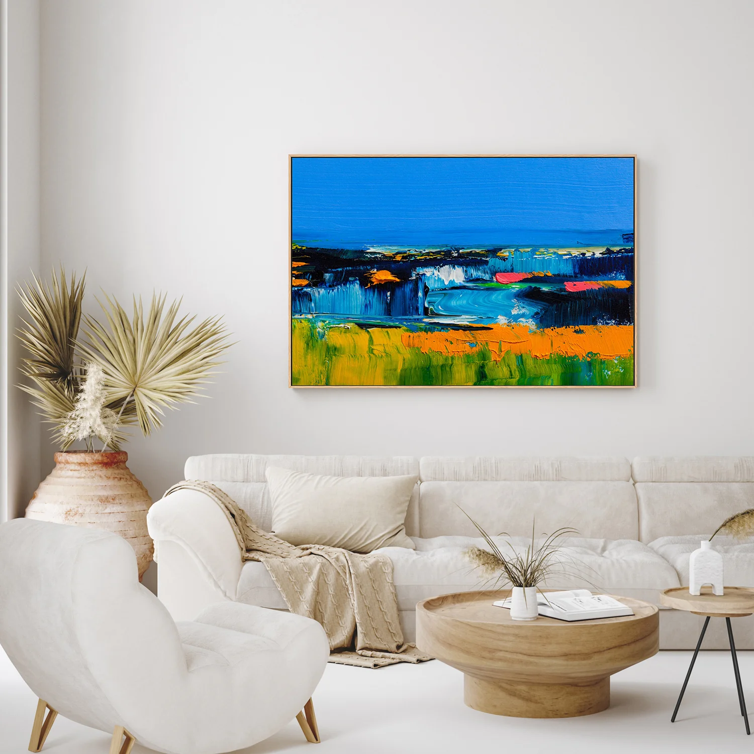 Far Beyond The Coloured Horizon, Style B, Hand-Painted Canvas - Image 2