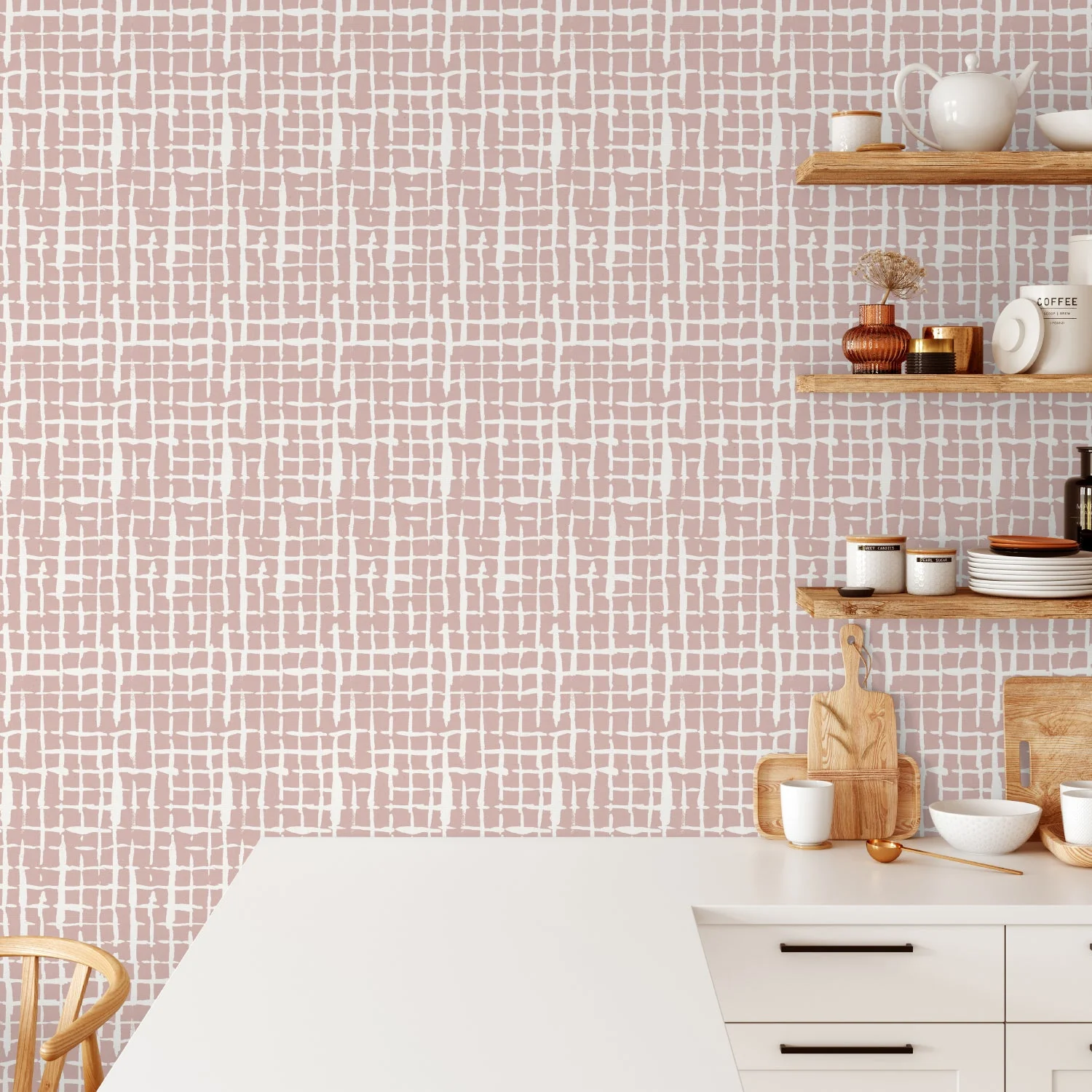 Farmhouse Fleamarket Pink, Wallpaper - Image 2