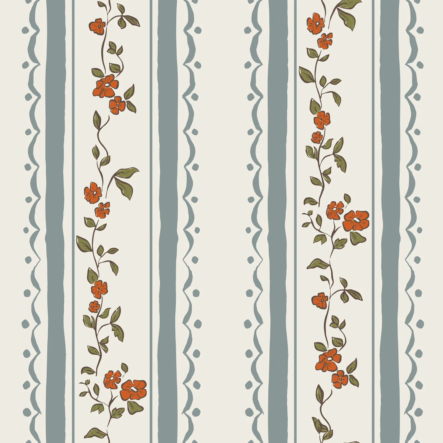Farmhouse Stripes Steel, Wallpaper - Image 3