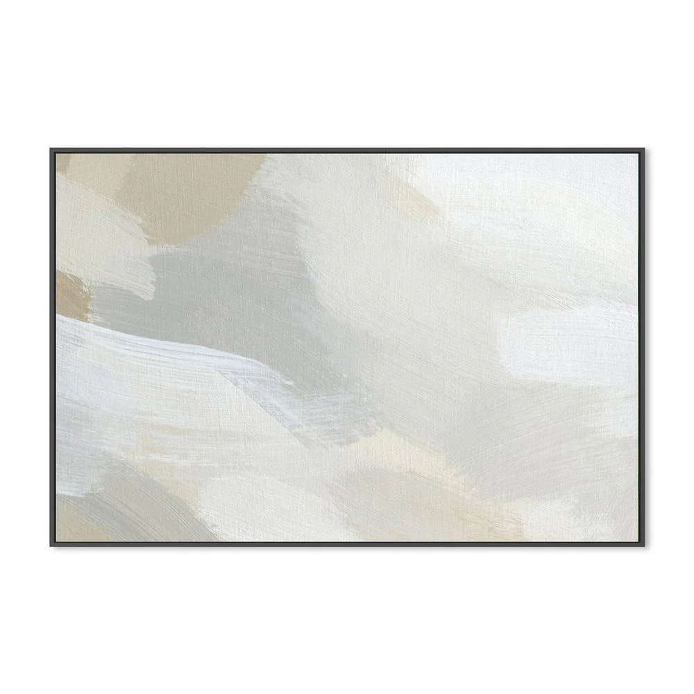 Feathery Clouds, Hand-Painted Canvas - Image 3