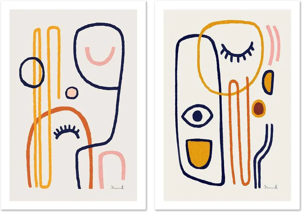 Feel Good, Style B, Set Of 2
