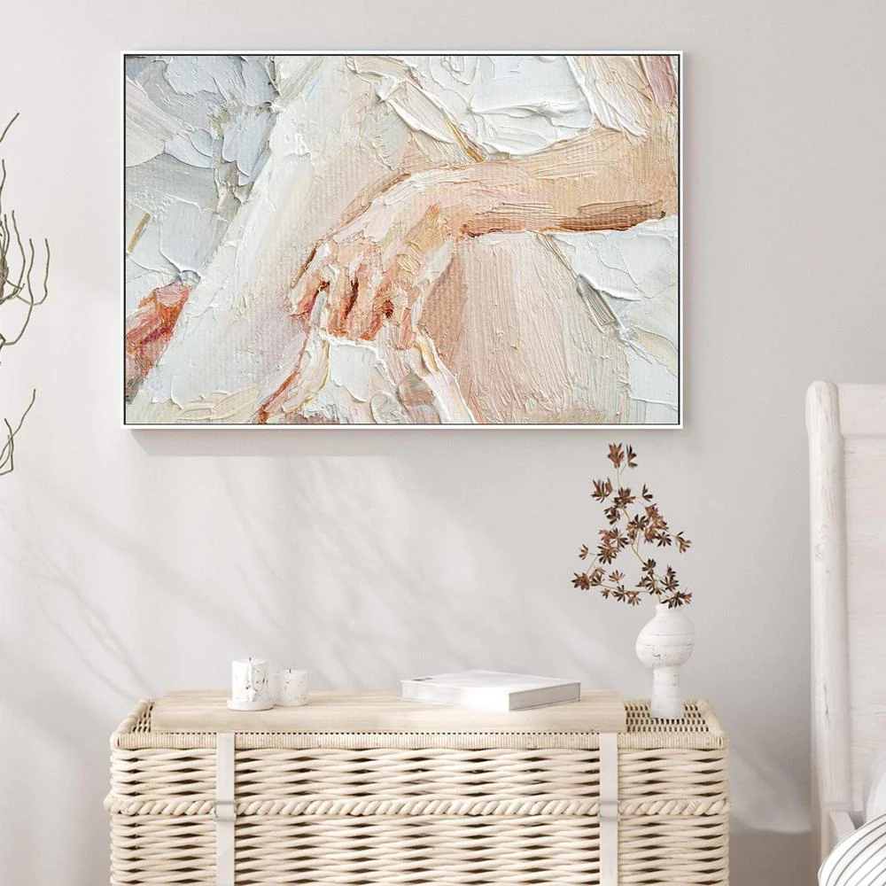 Feminine Touch , Hand-painted Canvas - Image 2