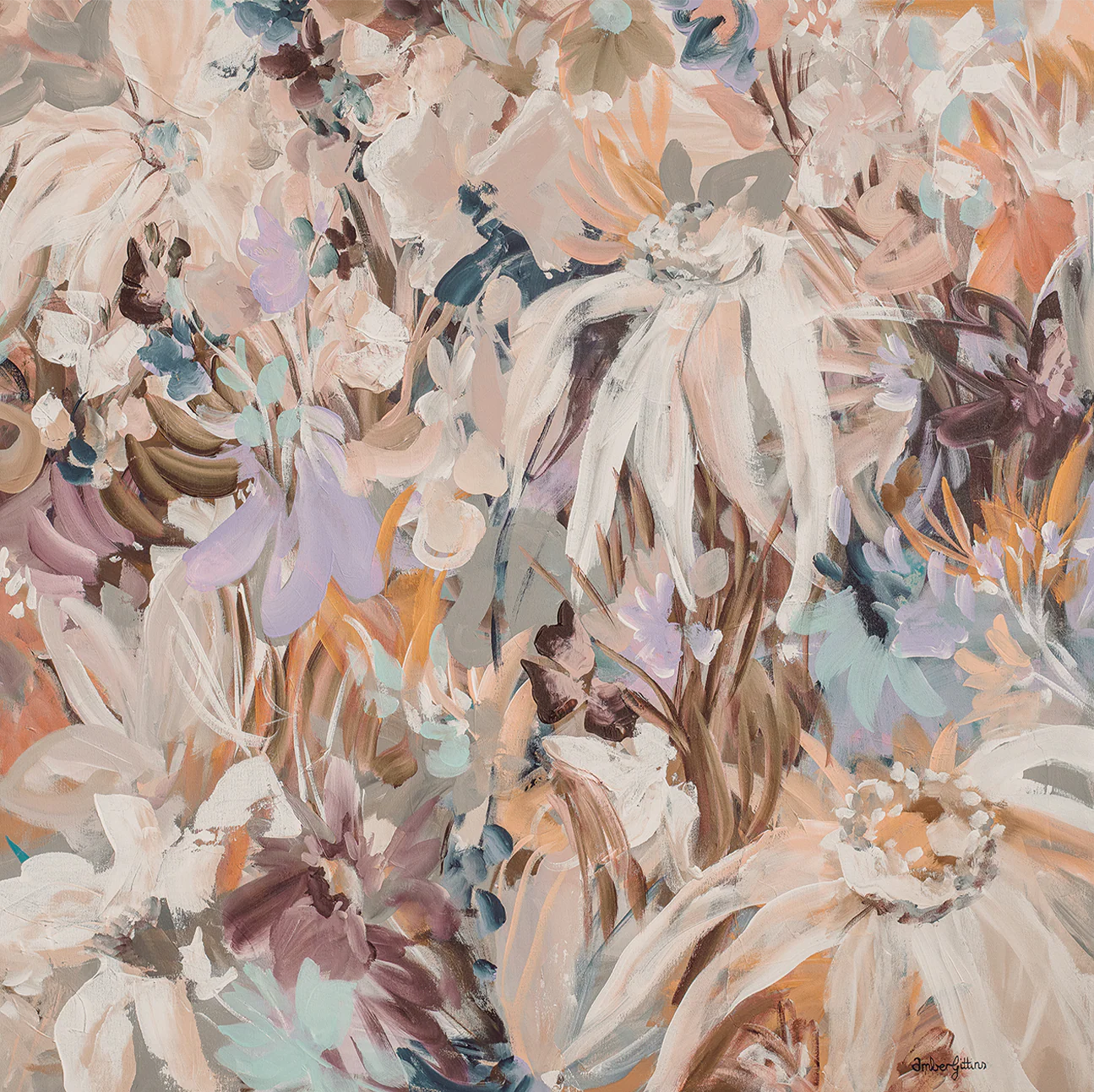 Fields of Wildflowers, Mocha Mousse