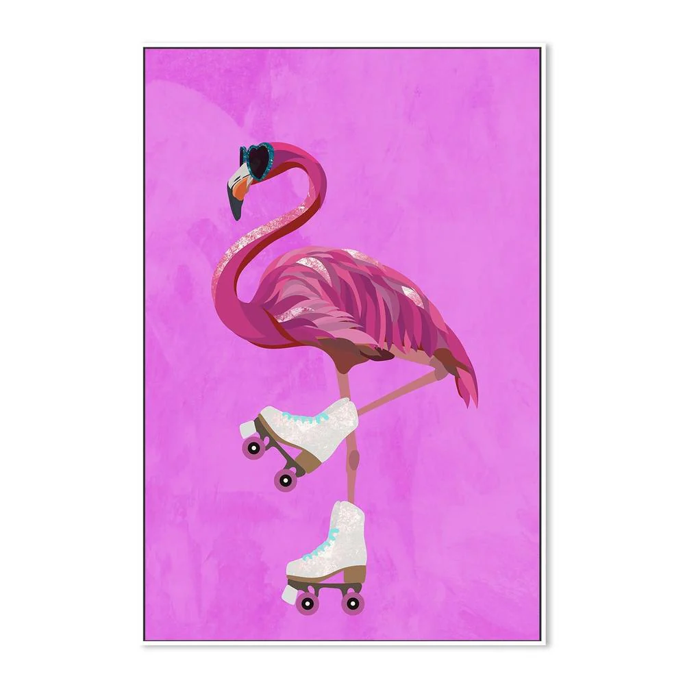 Flamingo Rollerskating - Image 5
