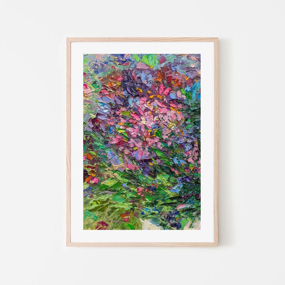 Floral Dreams, Hand-Painted Canvas - Image 6