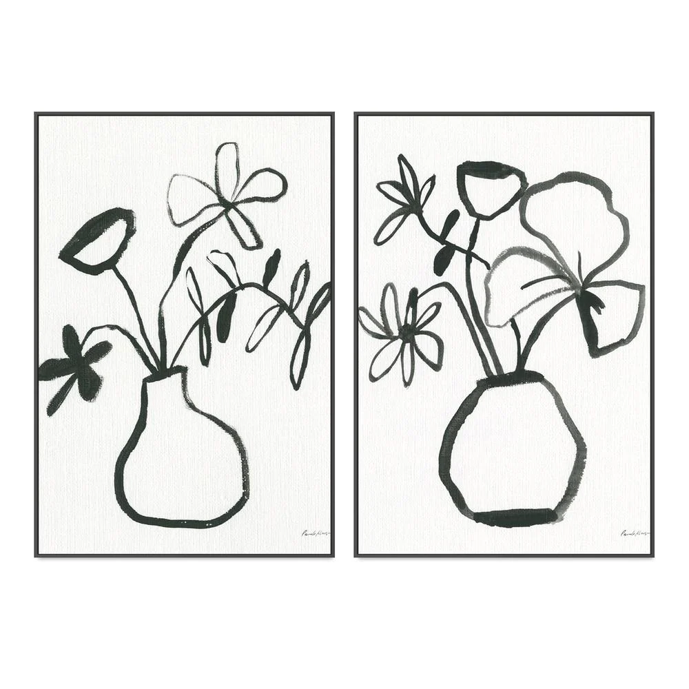Floral Sketch, Set of 2 - Image 3