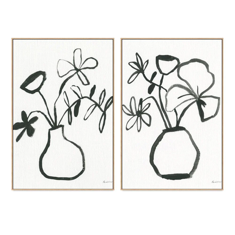 Floral Sketch, Set of 2 - Image 4
