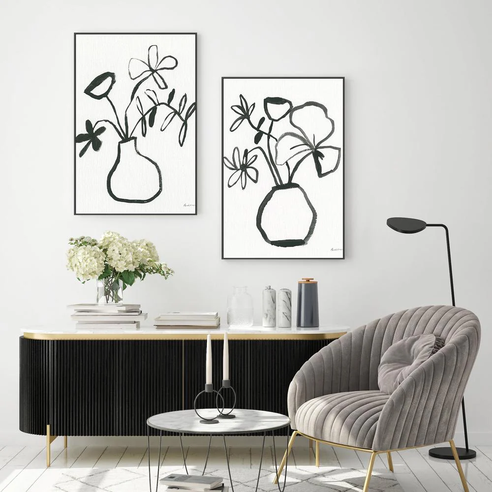 Floral Sketch, Set of 2 - Image 6