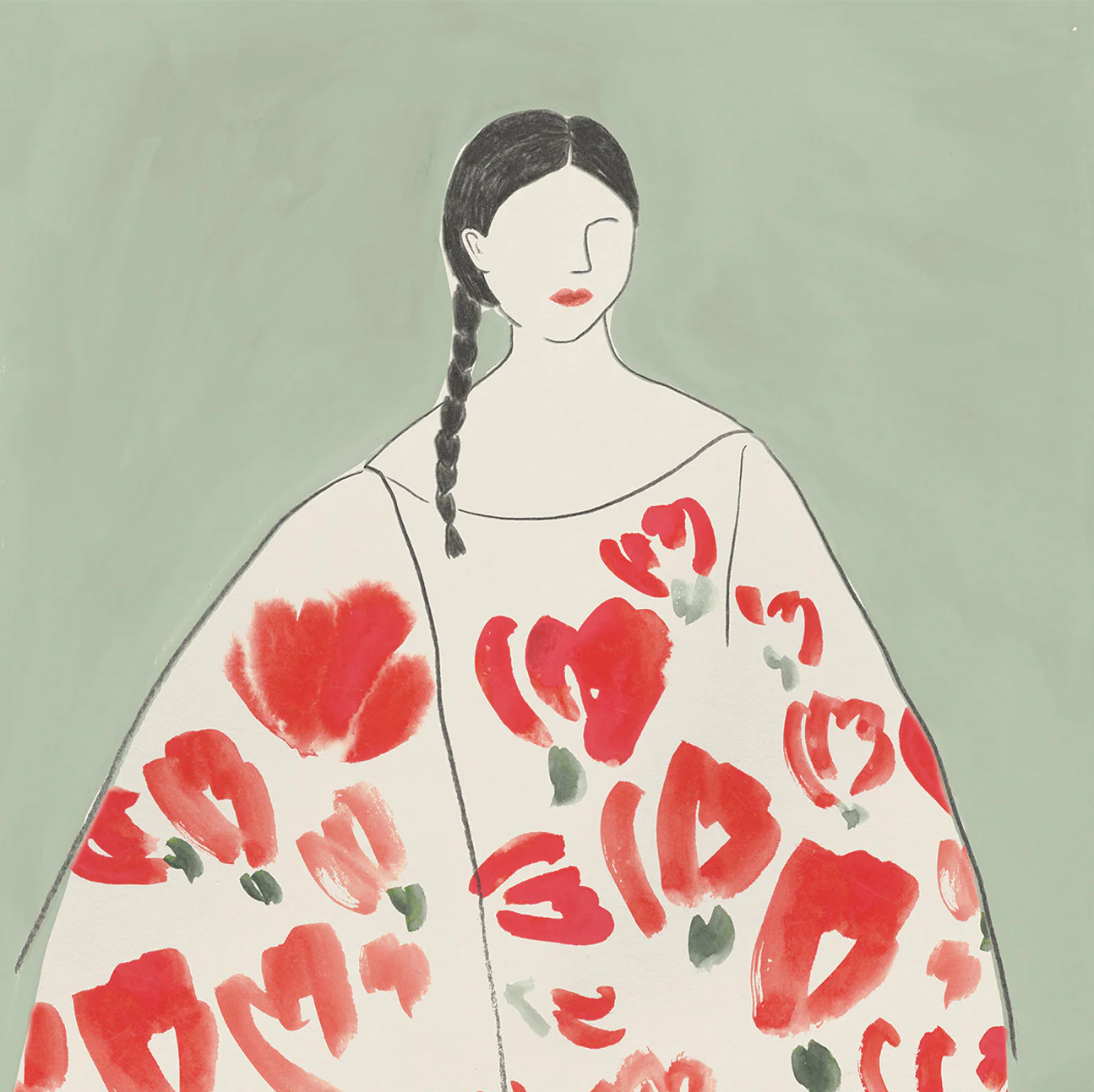 Floral Woman, Style A