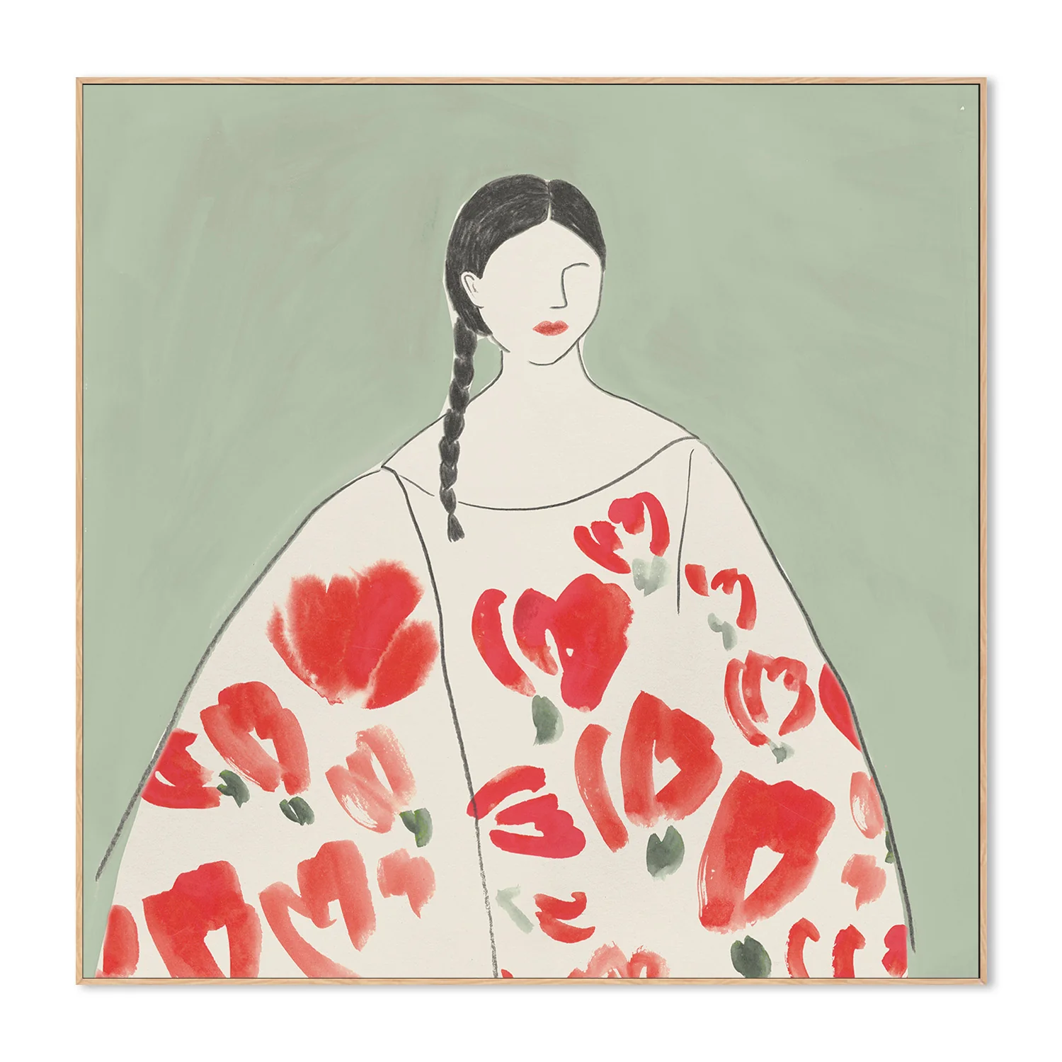 Floral Woman, Style A - Image 4